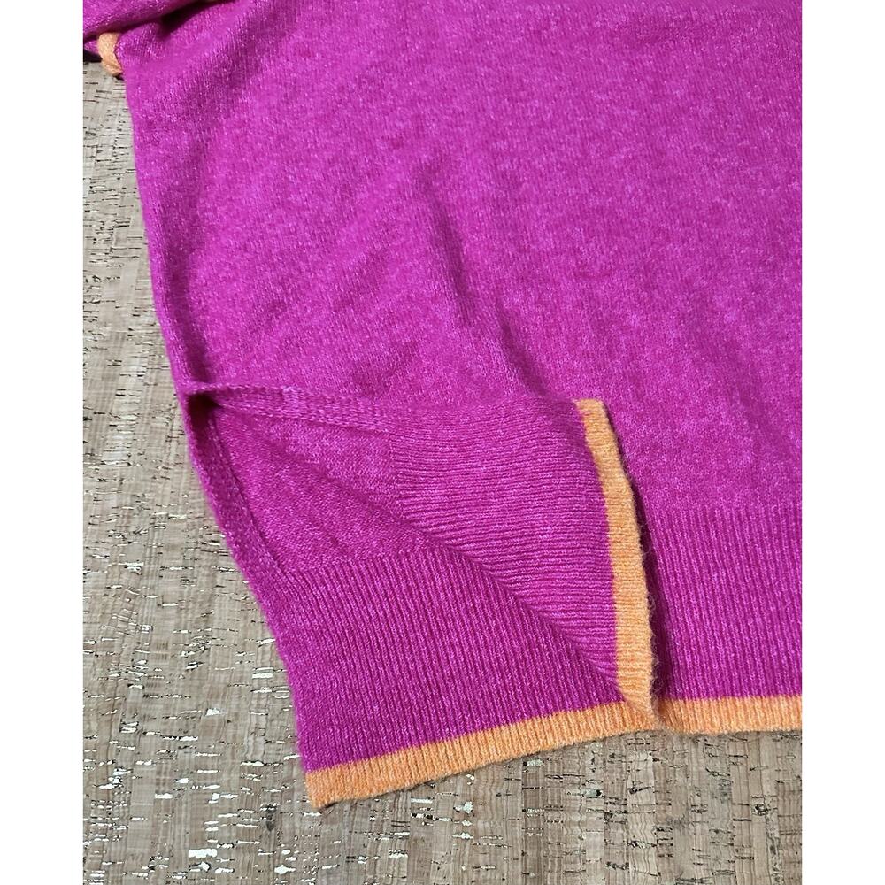 SHE + SKY KNIT Sweater Size Large Pink Orange - Picture 4 of 7